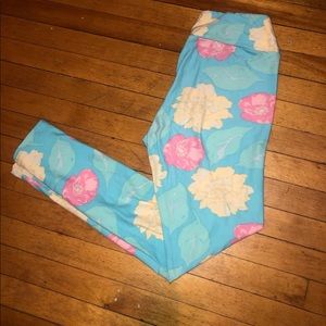 Os lularoe flowered leggings